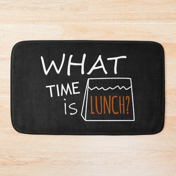 Item preview, What Time is Lunch - White Orange Color designed and sold by olivergraham.