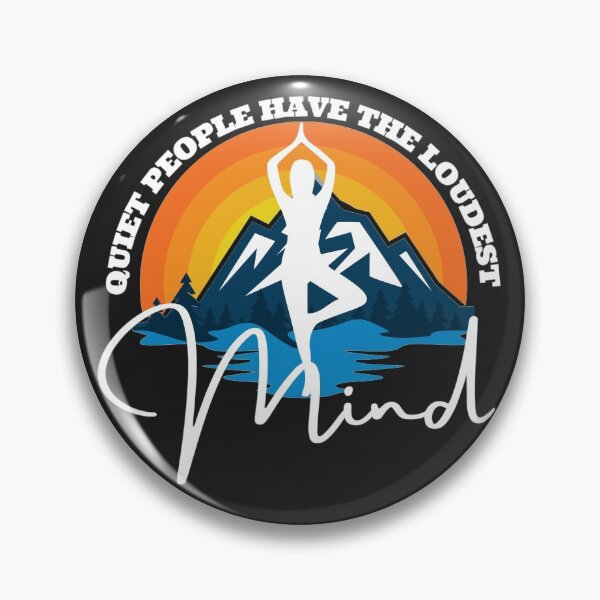Item preview, Quiet people have the loudest mind (Yoga Pose) designed and sold by UnboundFull.