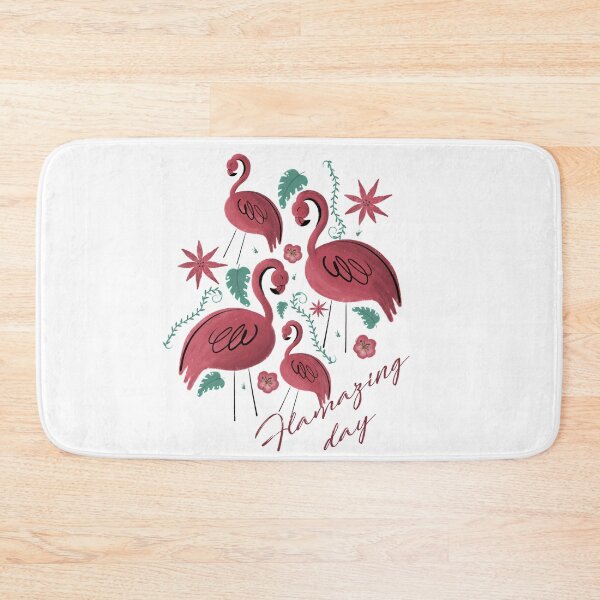 Item preview, Flamazing day pink flamingos designed and sold by Arch4Design.