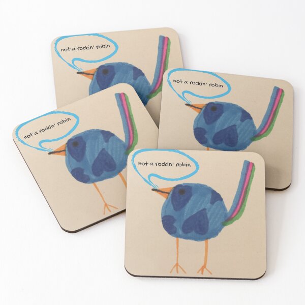 Item preview, Baby Geek Bird ... not a rockin' robin   |  GEEK ANIMALS   designed and sold by Le Plus Three.