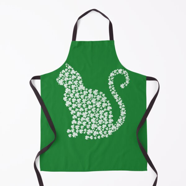 Item preview, Cat Kitten Lucky Shamrock Clover - St Patricks Day designed and sold by Doa-ibu.