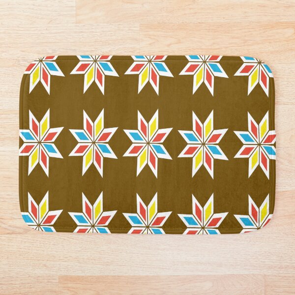 Item preview, Diseño de triángulo retro en marrón amarillo rojo y azul designed and sold by Mitko  Peroski.
