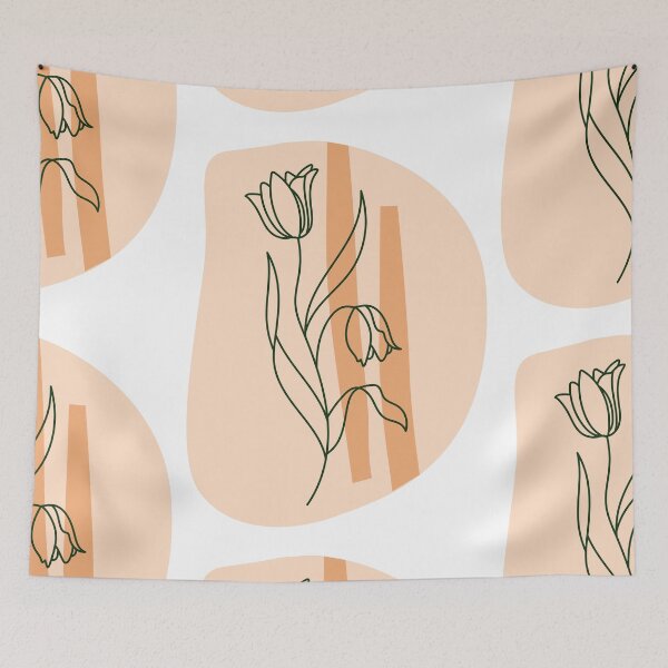 Aperçu de l'œuvre Art floral abstrait créée et vendue par Doucheka.