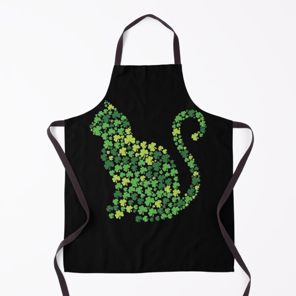 Item preview, Cat Kitten Lucky Shamrock Clover - St Patricks Day designed and sold by Doa-ibu.