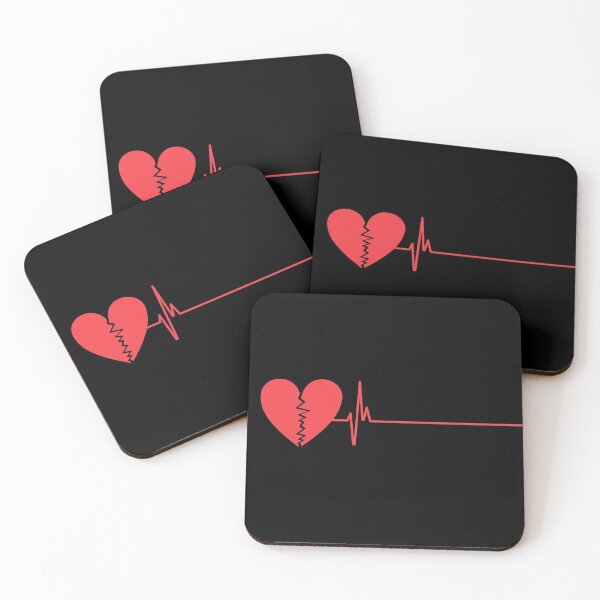 Item preview, Broken Heart heartbeat stops  designed and sold by Rrrainbow.