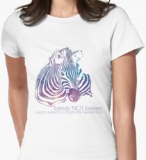 bendy NOT broken (EDS awareness Women's Fitted T-Shirt