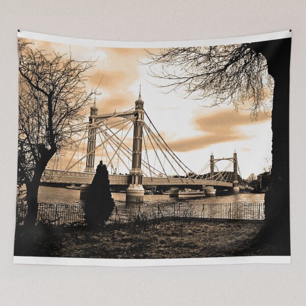 Item preview, Albert Bridge River Thames London designed and sold by AndyEvansPhotos.
