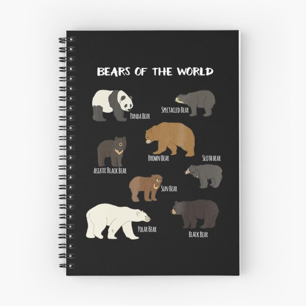 Item preview, Bears Of The World Grizzly Bear Panda Black Polar designed and sold by IlyasMusliyevic.