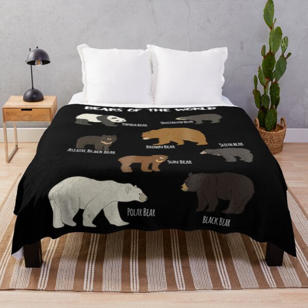Item preview, Bears Of The World Grizzly Bear Panda Black Polar designed and sold by IlyasMusliyevic.