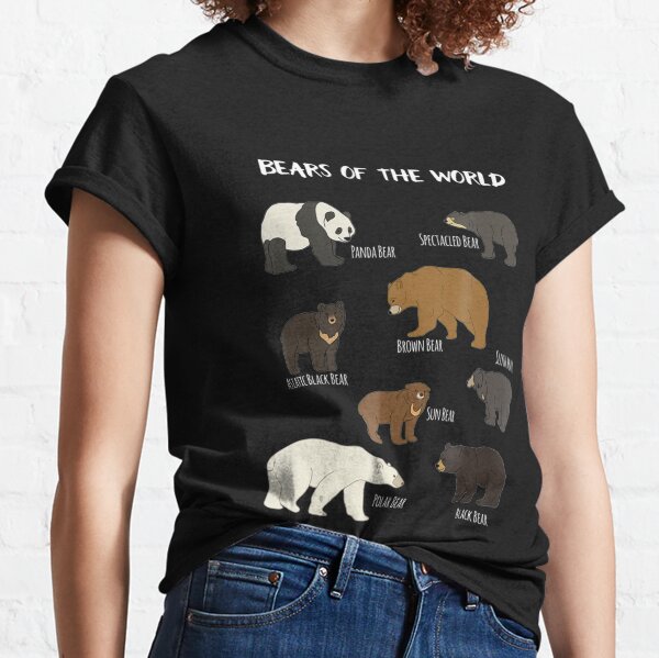 Item preview, Bears Of The World Grizzly Bear Panda Black Polar designed and sold by IlyasMusliyevic.