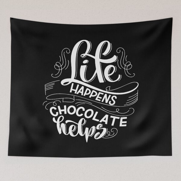 Item preview, Life Happens Chocolate Helps designed and sold by ProjectX23.