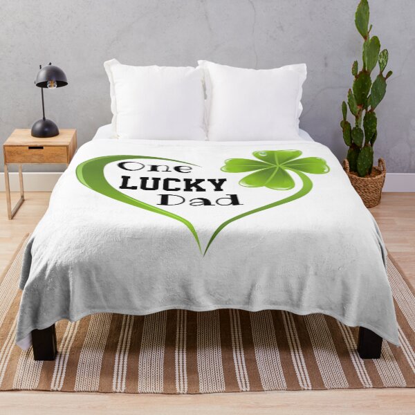 Item preview, one lucky dad with heart clover designed and sold by LumeLush.