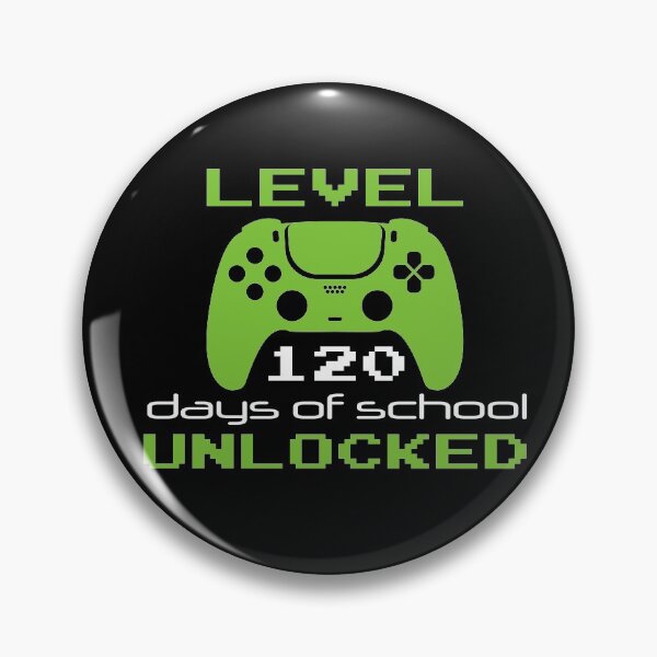Item preview, 120 Days Of School Shirt For Kids Video Gamer Boy Girl Funny designed and sold by NSTeeDesign.