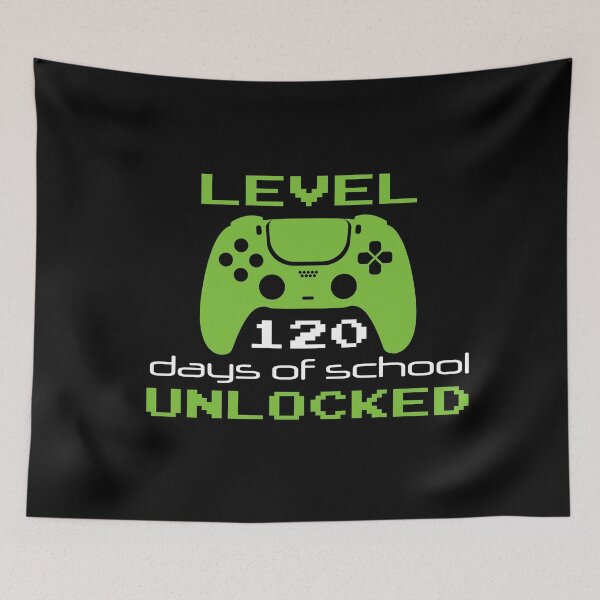 Item preview, 120 Days Of School Shirt For Kids Video Gamer Boy Girl Funny designed and sold by NSTeeDesign.