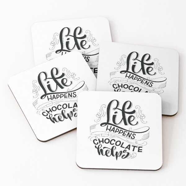 Item preview, Life Happens Chocolate Helps designed and sold by ProjectX23.