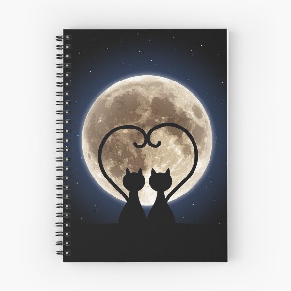 Item preview, Cats Under a Moonlit Sky designed and sold by Electric Fairy.