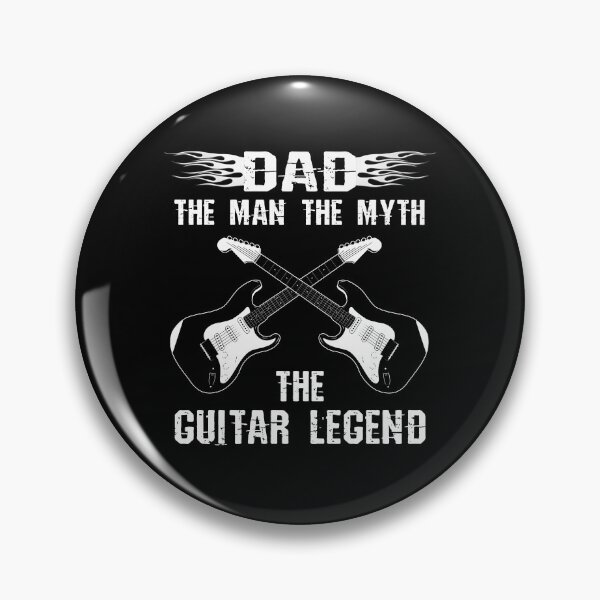 Item preview, Dad The Man The Myth The Guitar Legend Cool Fathers Day Guitarist Quote designed and sold by sillyquestions.