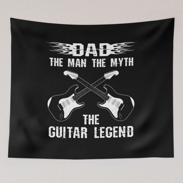 Item preview, Dad The Man The Myth The Guitar Legend Cool Fathers Day Guitarist Quote designed and sold by sillyquestions.