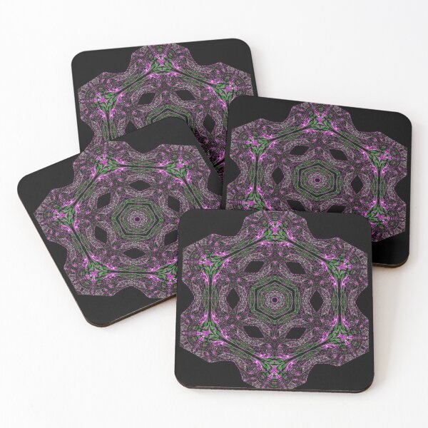 Item preview, Purple and Green Pattern Surrounded by Darkness designed and sold by Geoff Treagus.