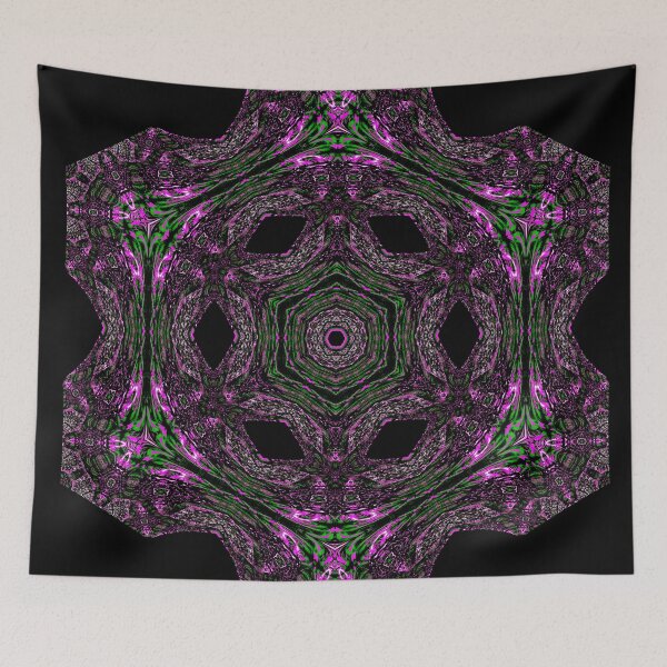 Item preview, Purple and Green Pattern Surrounded by Darkness designed and sold by Geoff Treagus.
