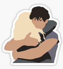 bellamy clarke hug painting Sticker