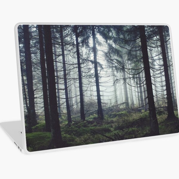 Item preview, Through The Trees // Nightwalker In Ghostwood Romantasy Foggy Misty Fairytale Forest Covered In Magic Fog designed and sold by Tordis Kayma.
