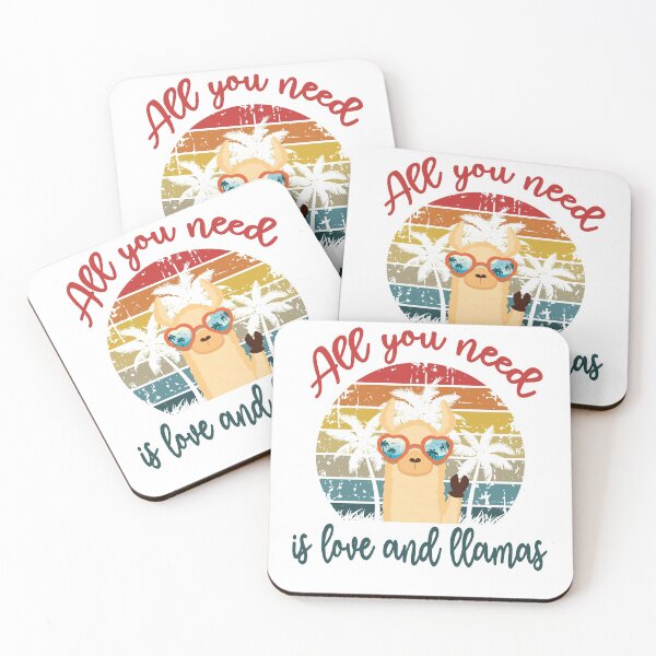 Item preview, All You Need Is Love And Llamas designed and sold by HichemStore.