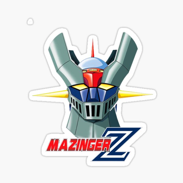 Vintage 80s lot 4 stickers MAZINGER Z ROBOT Made in Argentina . 