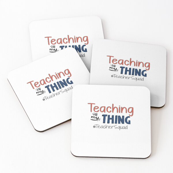 Item preview, Teaching is my thing teacher squad - Funny Teaching designed and sold by NSTeeDesign.