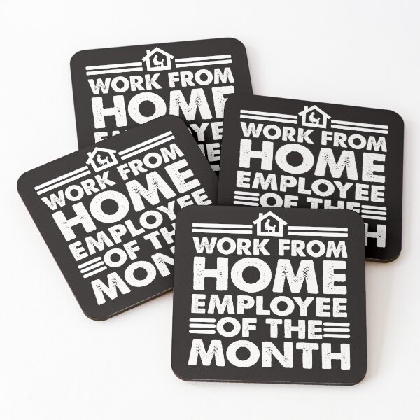 Item preview, Work From Home Employee Of The Month  designed and sold by Majesticoo.