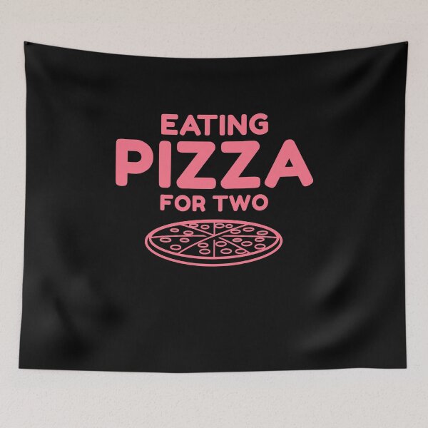 Item preview, Eating Pizza For Two Cute Pregnancy Pregnant Quote designed and sold by sillyquestions.