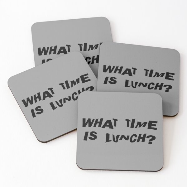 Item preview, What Time Is Lunch? - Marola letters designed and sold by Acso Store.
