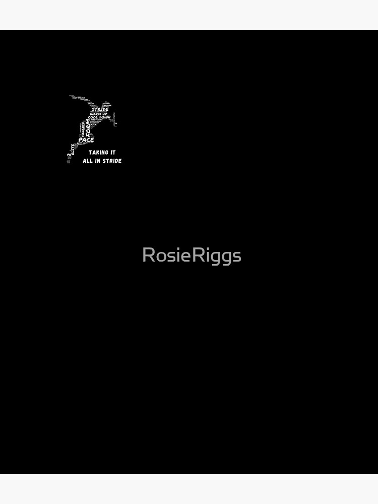 Thumbnail 3 of 3, Backpack, Runner Silhouette - Taking It All In Stride designed and sold by RosieRiggs.