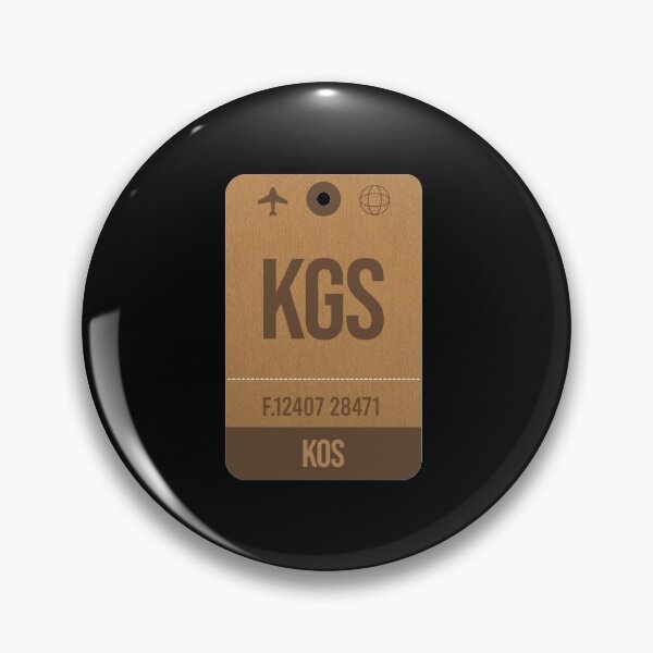 Item preview, Kos Greece Airport Vintage Luggage Tag Gift Idea For Traveller designed and sold by InspireShop.