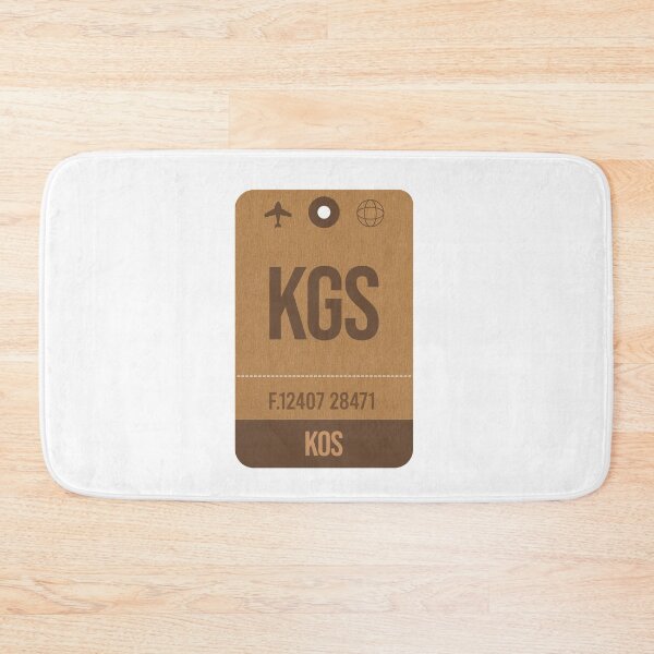 Item preview, Kos Greece Airport Vintage Luggage Tag Gift Idea For Traveller designed and sold by InspireShop.