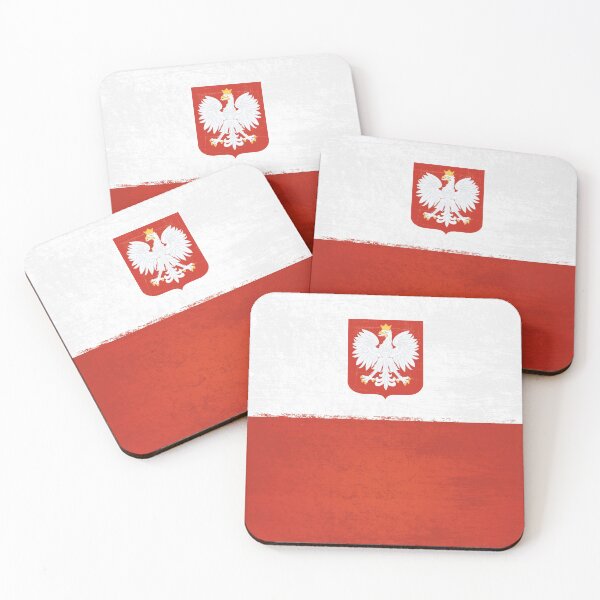 Item preview, Grunge Herb Polski Orzel Bialy Polish Coat of Arms of Poland Grunge Flag White Eagle designed and sold by Alexander Wingate.