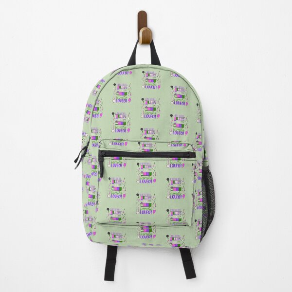 Item preview, A Busy Kitchen...is a Family Loved! (Pink/Purple/Green on Green) designed and sold by PawsitiveMum.