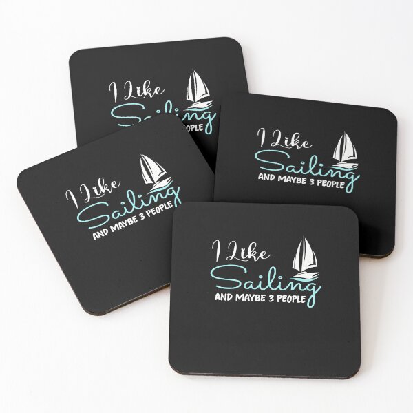 Item preview, I Like Sailing And Maybe 3 People - Gift for Sailor Tee Shirt - sailing designed and sold by NSTeeDesign.