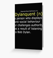 Dylanquent 2 Greeting Card