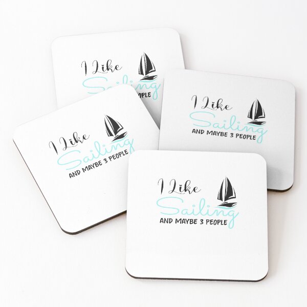 Item preview, I Like Sailing And Maybe 3 People - Gift for Sailor Tee Shirt - sailing designed and sold by NSTeeDesign.
