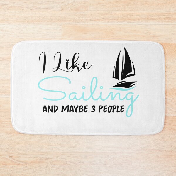 Item preview, I Like Sailing And Maybe 3 People - Gift for Sailor Tee Shirt - sailing designed and sold by NSTeeDesign.