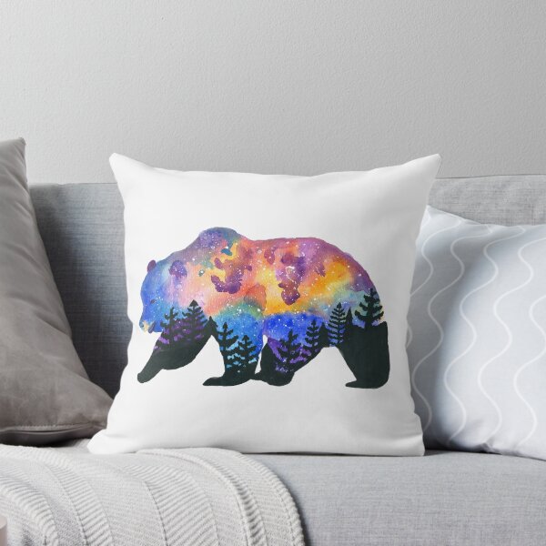 Item preview, Grizzly Galaxy Watercolor  designed and sold by Amber Schiltz.