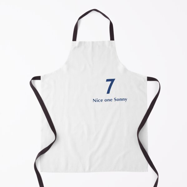 Item preview, Number 7 north London Football player Nice one Son White and Blue designed and sold by FrenchsTuck.