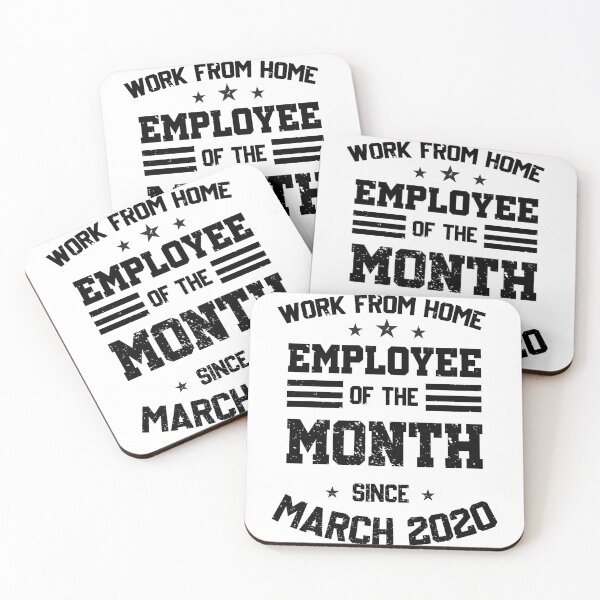 Item preview, Work From Home Employee Of The Month Since 2020 Shirt designed and sold by Skechers7654.