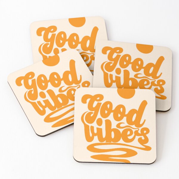 Item preview, Orange Vintage Good Vibes  designed and sold by LineArtPrint.