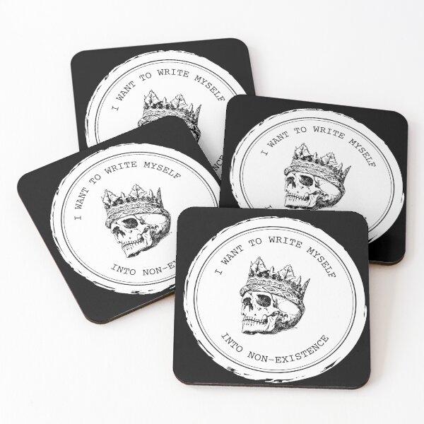 Item preview, I want to write myself into non-existence // dark academia quotes designed and sold by vela-ramhorn.