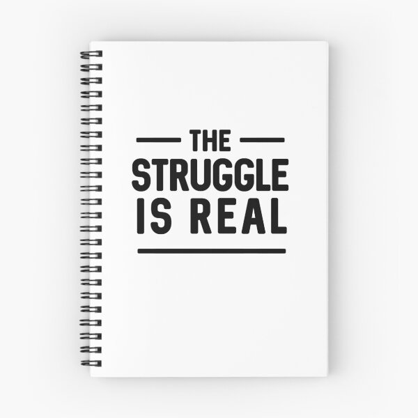 Item preview, The Struggle is Real designed and sold by typeo.