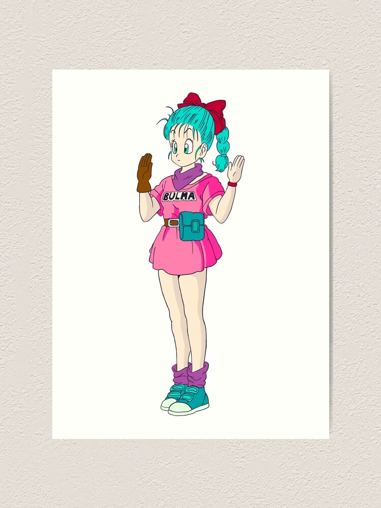 Bulma Pink Dragon Ball Z Baseball Jersey