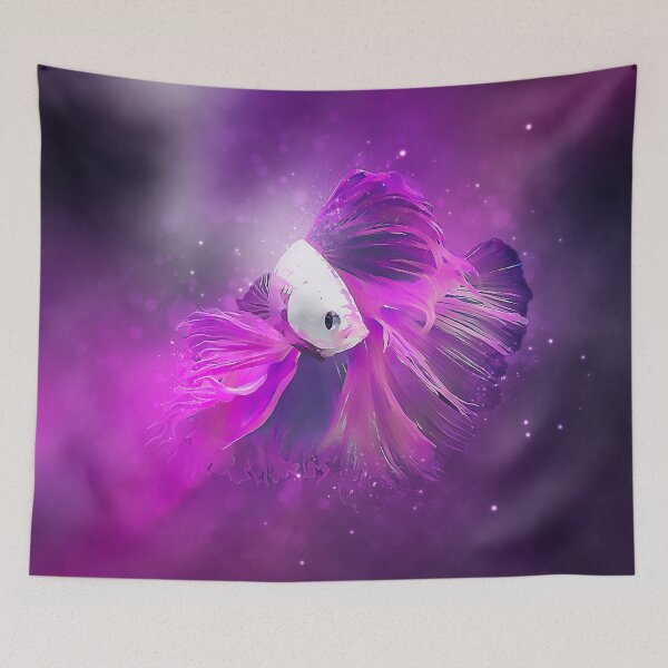 Item preview, Purple Betta Fish designed and sold by GFishy.