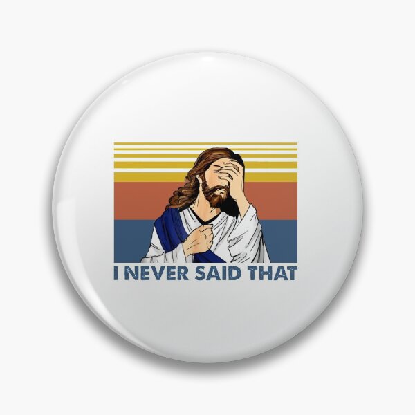 Item preview, Retro Vintage I Never Said That Funny Christian Church Jesus Shirt designed and sold by Skechers7654.